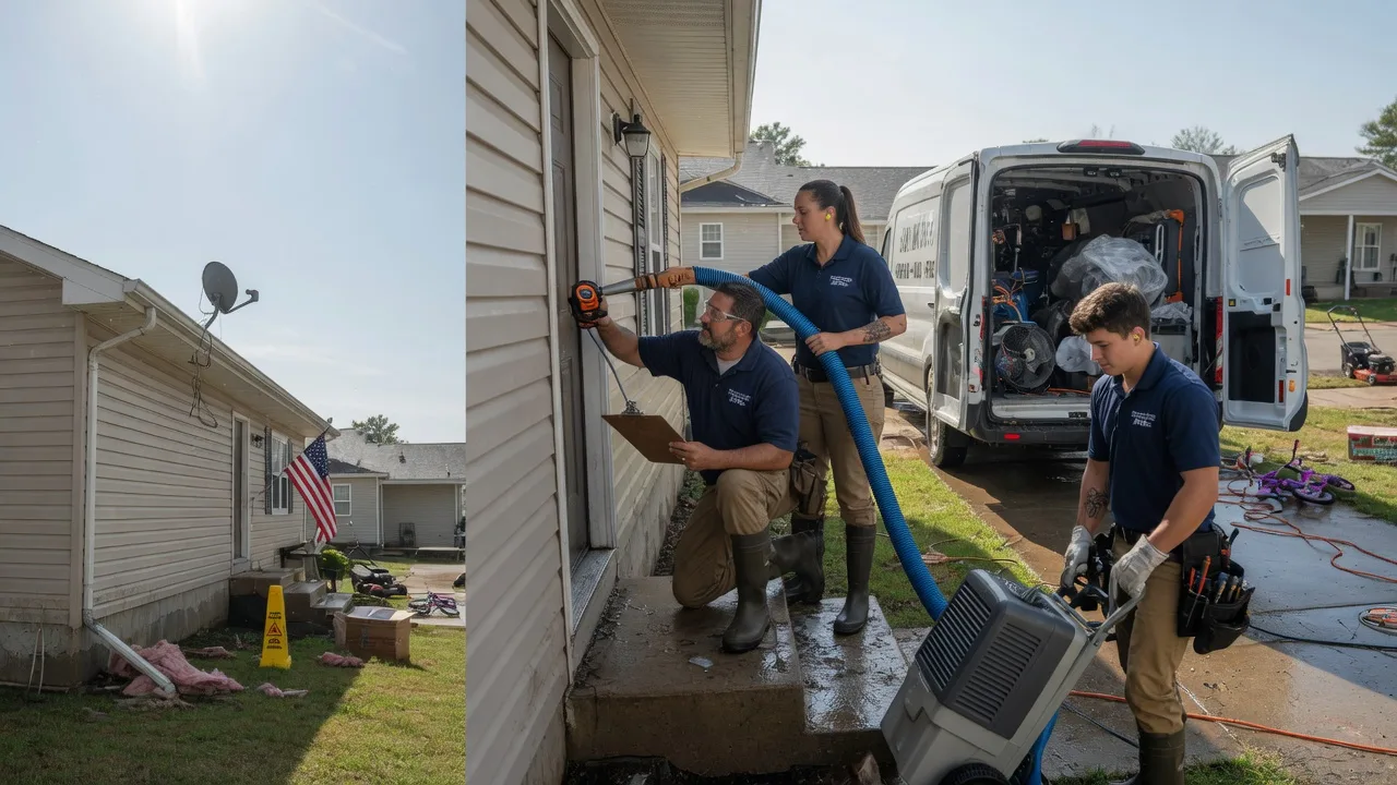 Ceiling Water Damage Restoration in La Fayette, GA near me